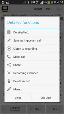 Automatic Call Recorder android App screenshot 1